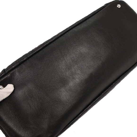 Chanel Black Calfskin Rue Cambon Embossed Unlimited Shoulder Bag - Picture 5 of 11